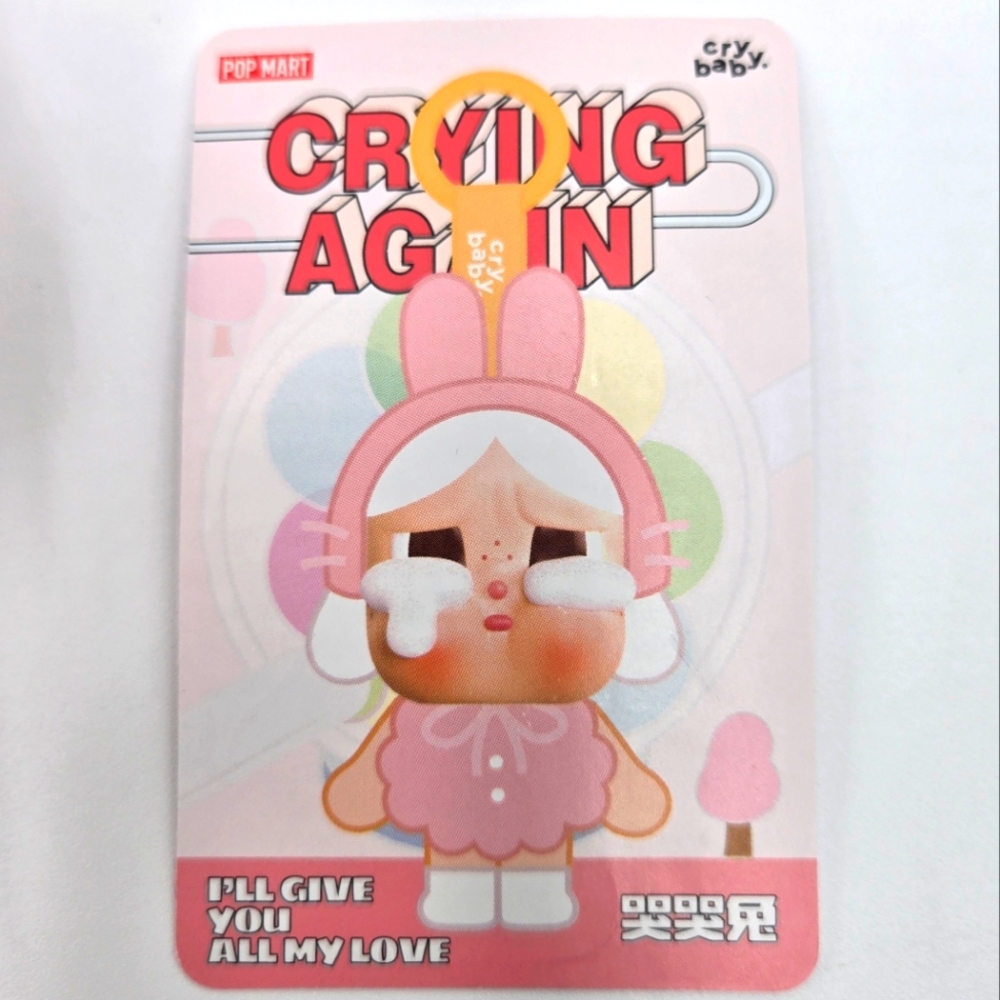 AUTHENTIC - Pop Mart Crying Again, I'LL GIVE YOU ALL MY LOVR Doll - Picture 3 of 10